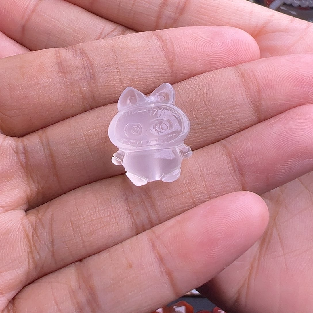 玛瑙/玉髓未镶嵌珠宝奇石川料荔枝冻高冰【拉布布】15.6mm