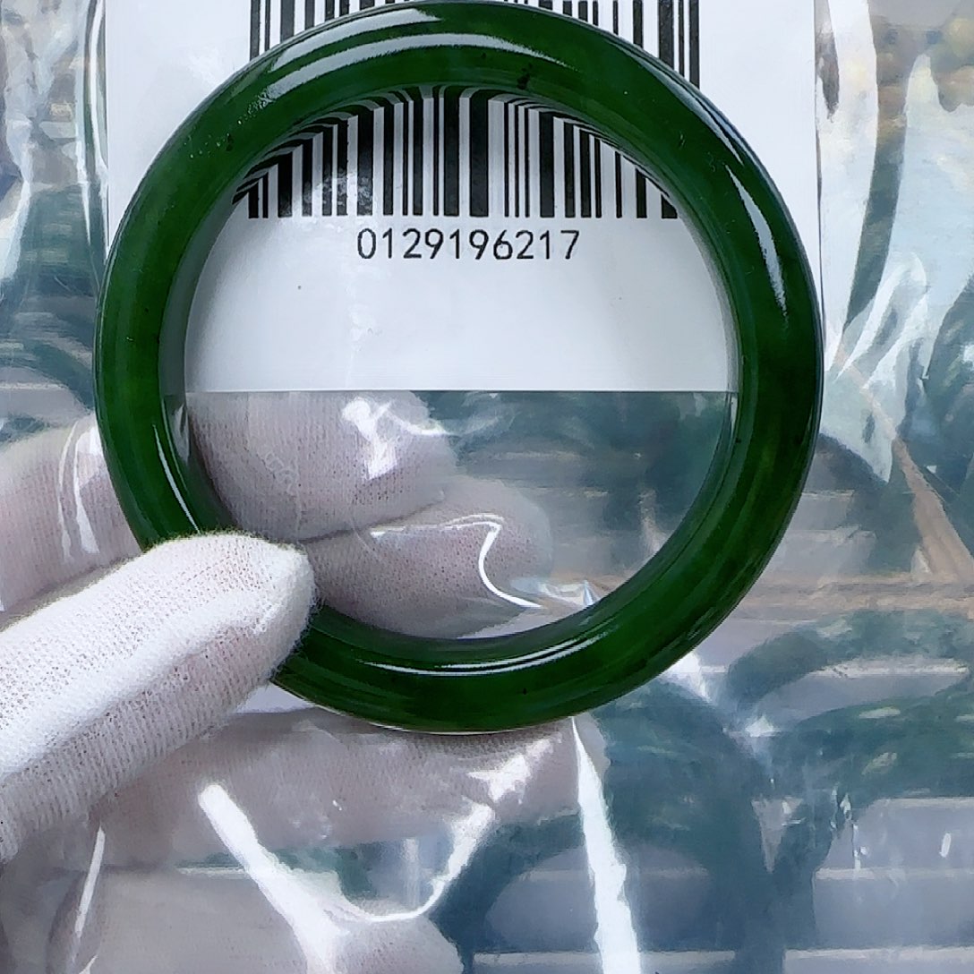 和田玉（碧玉）手镯未镶嵌58