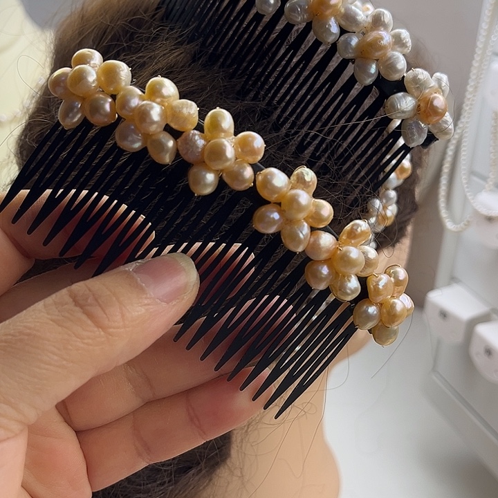 未镶嵌淡水珍珠发饰