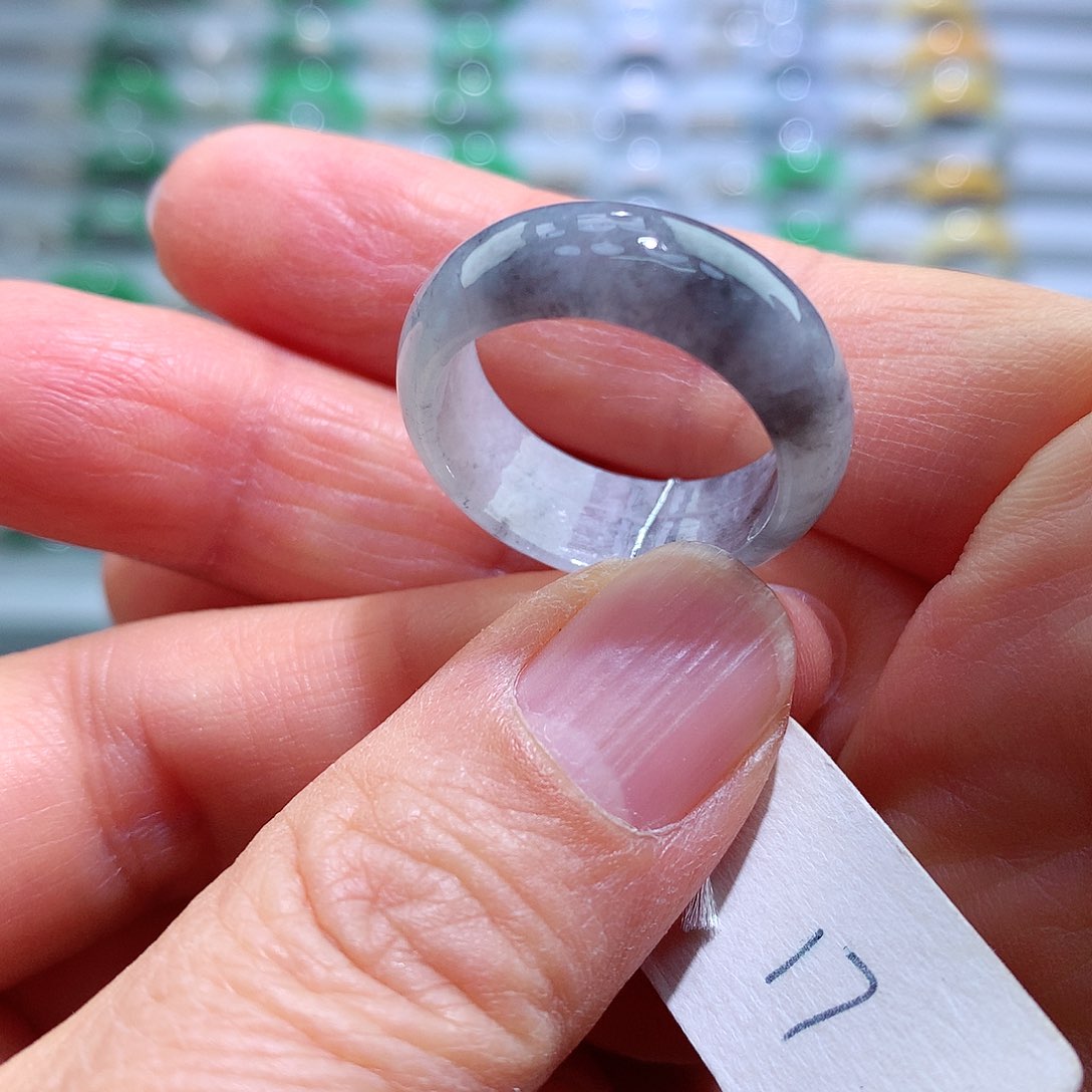 翡翠戒指未镶嵌17号