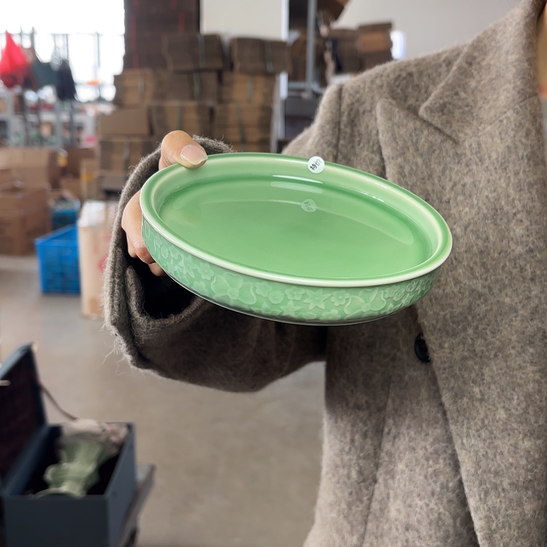 龙泉云间青瓷小米茶器