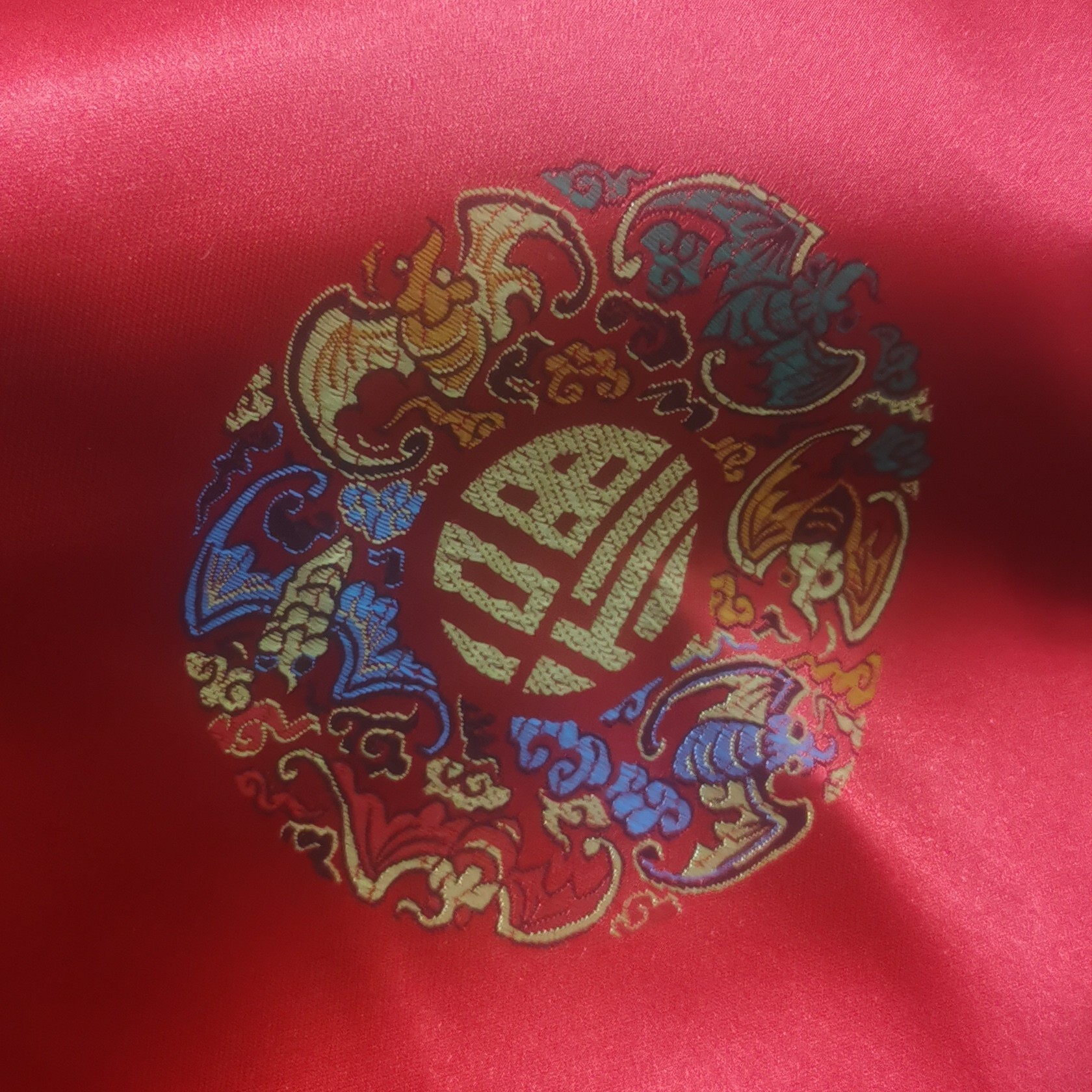 主播推荐  加密红双喜软缎手工绣球车挂汉服香囊喜事婚庆材料diy