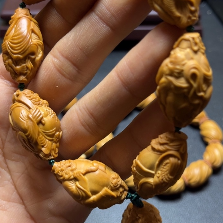 橄榄核手串/手链橄榄核雕钟馗
