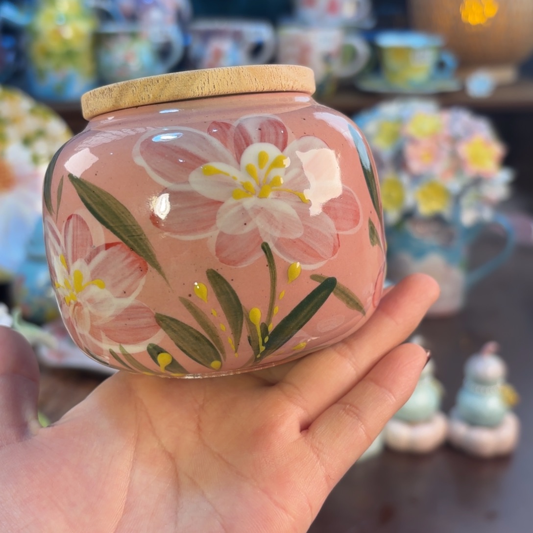 景德镇手绘高温釉下彩陶瓷茶具