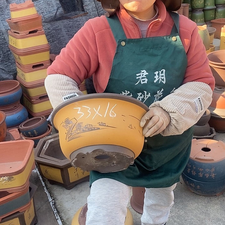 紫砂花盆紫砂花盆