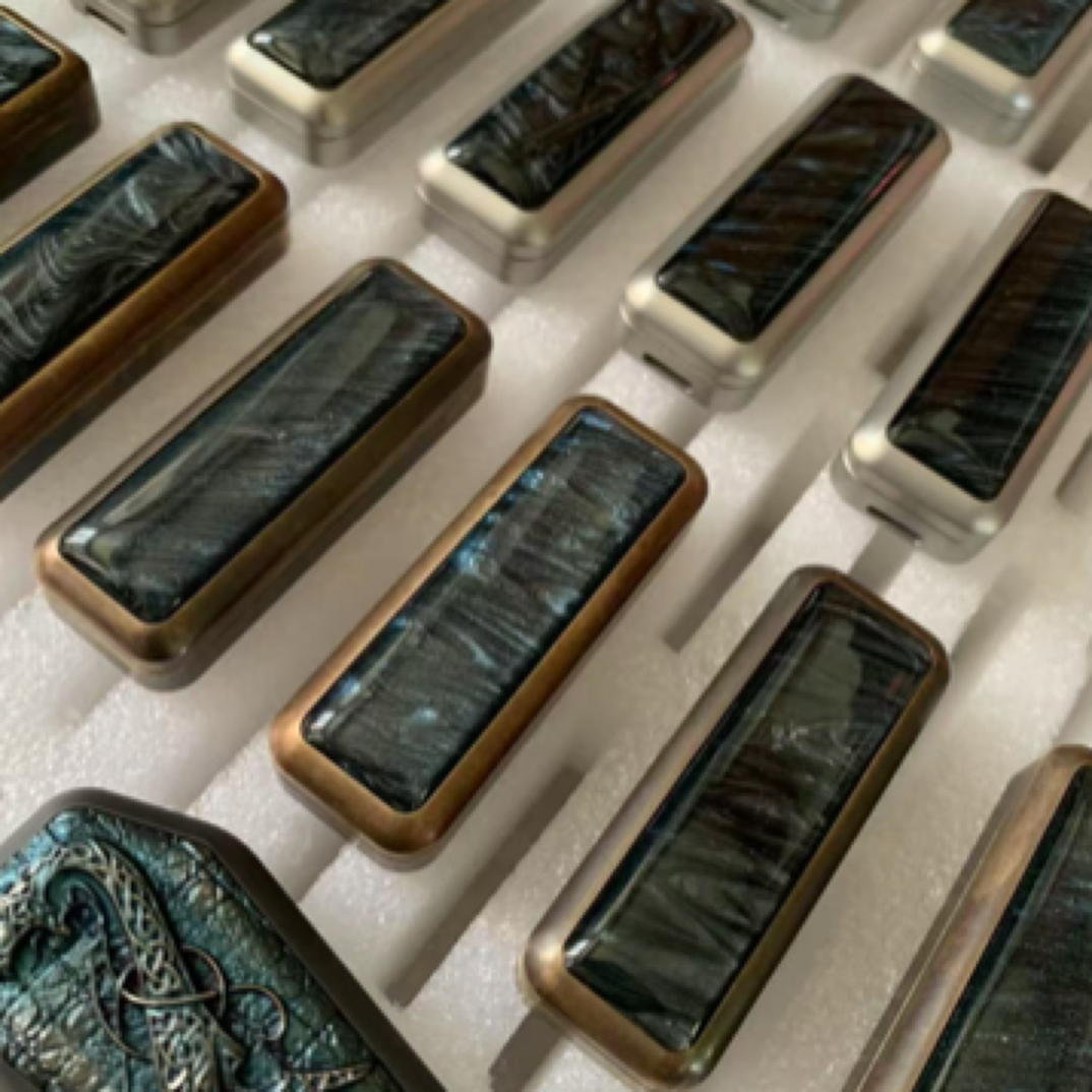 【叮叮EDC】偶数小黄鱼不锈钢黄铜回弹小黄鱼，edc解压玩具潮玩。