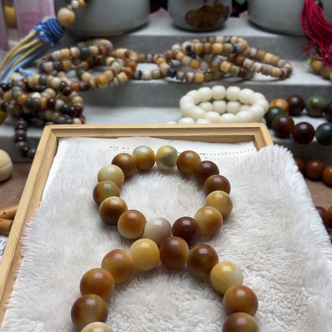 菩提根/象牙果吊坠卡19秋色微瑕