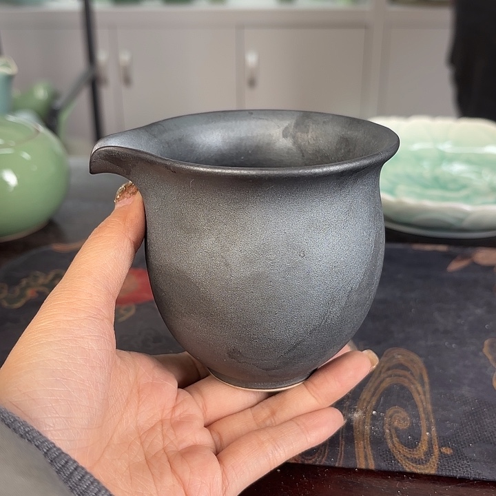 龙泉云间青瓷小米茶器