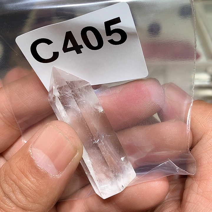 水晶天然水晶柱子C405未镶嵌半**ᵦ