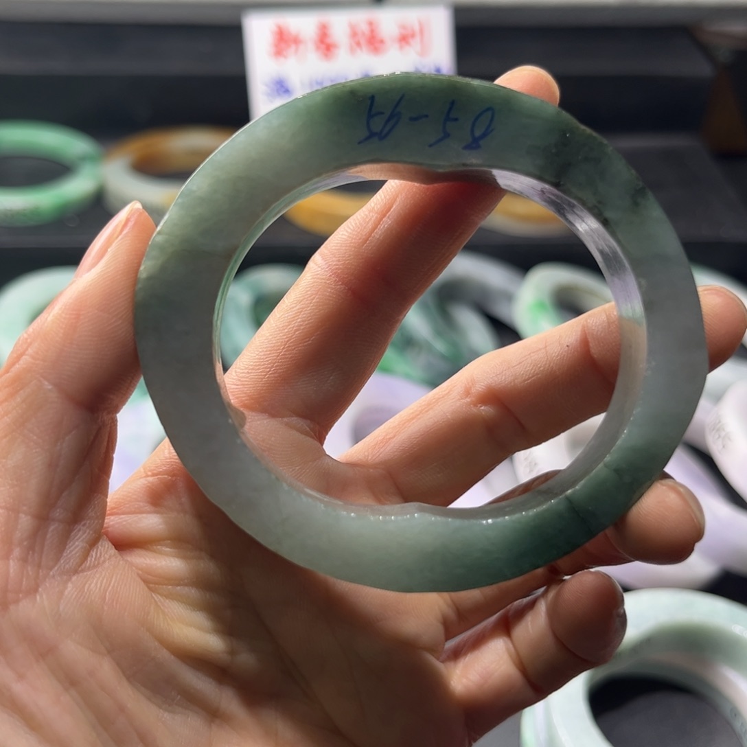 定制翡翠30未镶嵌天然翡翠手镯定制