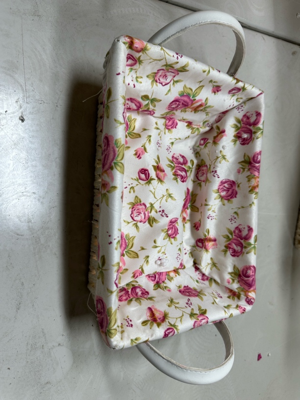 手工编织收纳篮、微瑕疵