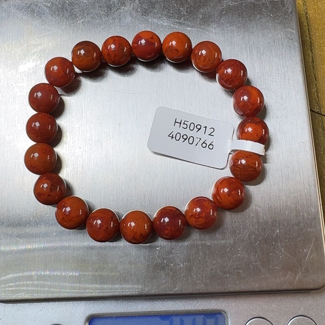 南红玛瑙手链未镶嵌手串原矿南红牛血妖火焰9大➕