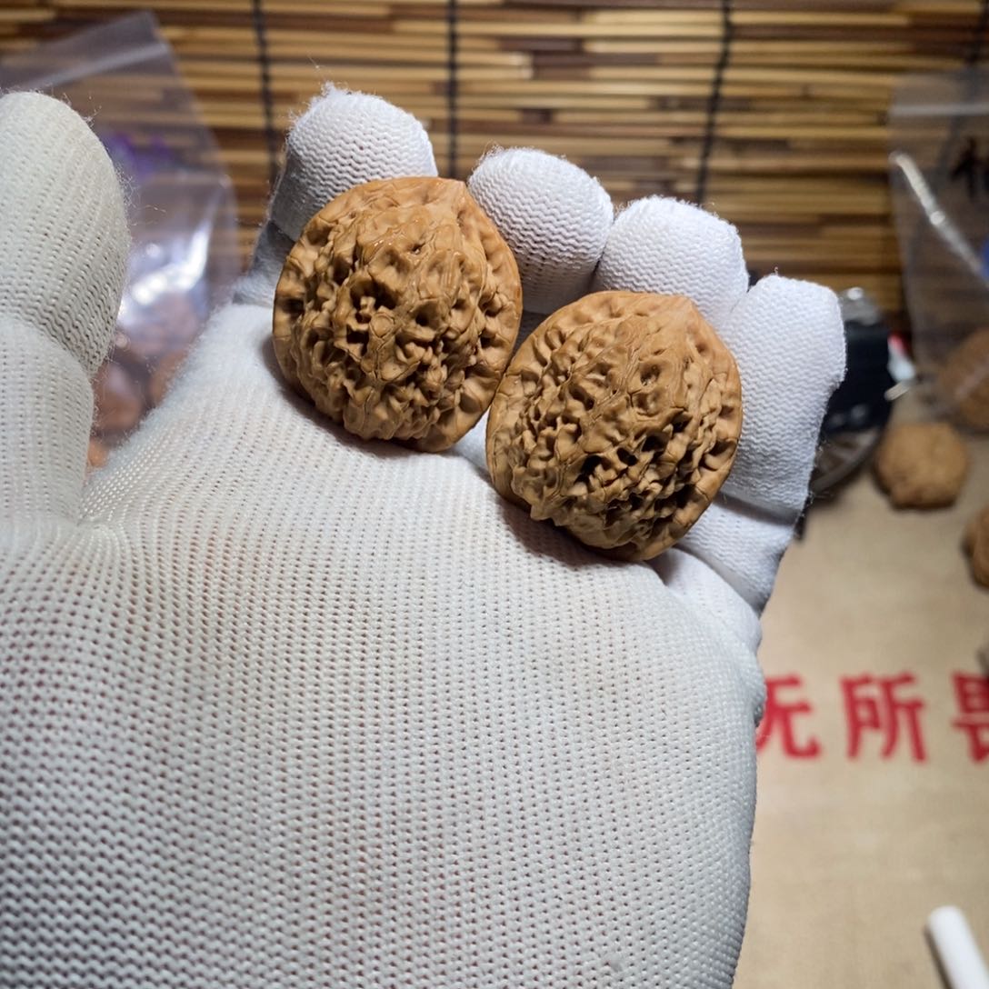 文玩核桃吊坠30野生麦穗