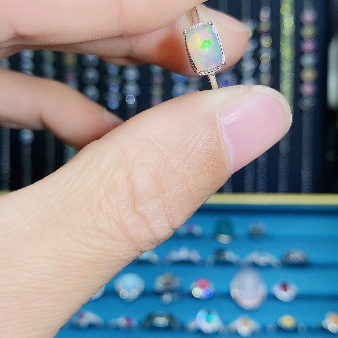 紫晶珠宝半成品银S925镶嵌