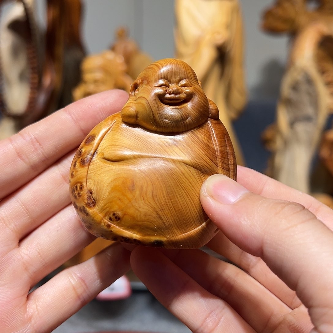 柏木崖柏木手把件摆件