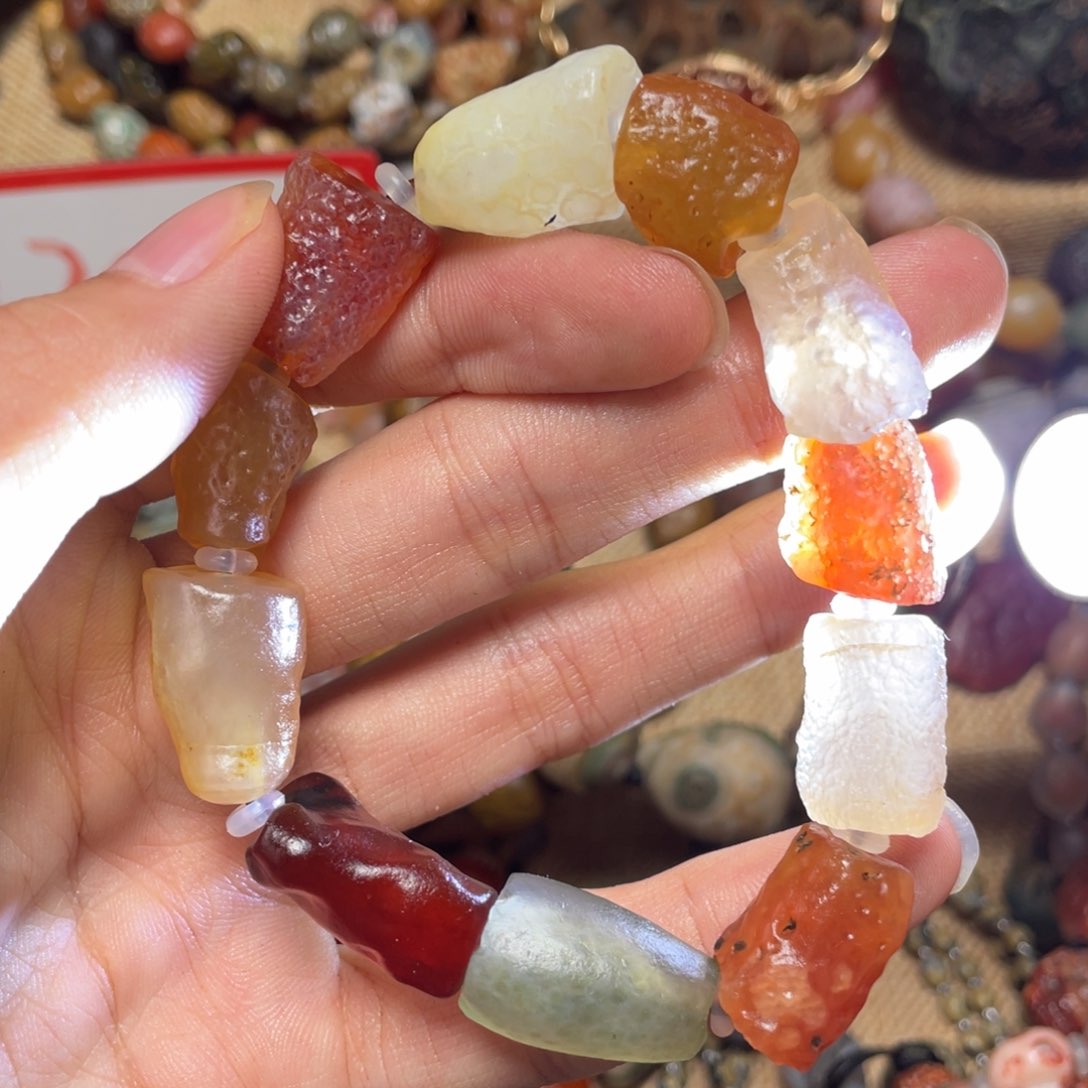 玛瑙/玉髓手链未镶嵌