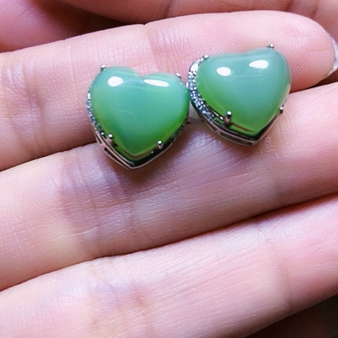 和田玉银S925镶嵌戒指