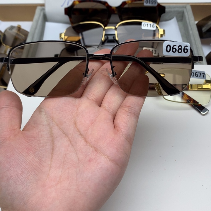 一体式半框茶水晶0686