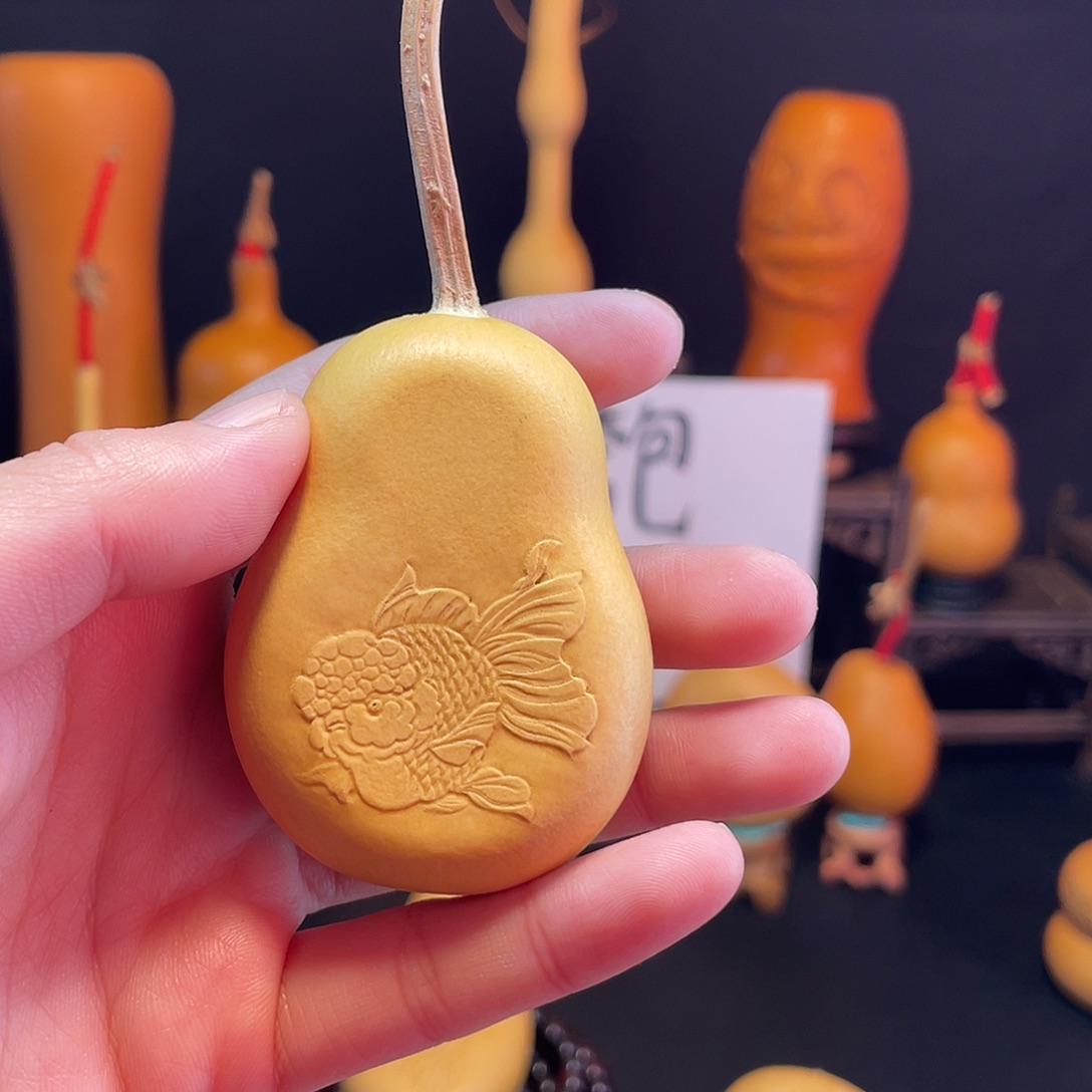 泊***予金鱼押花葫芦葫芦