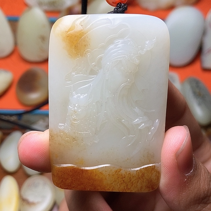 未镶嵌1定制和田玉彬*