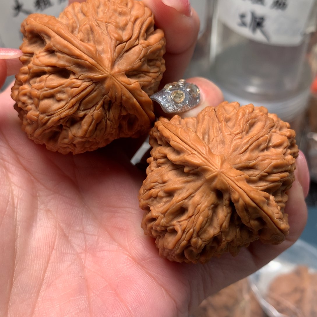 文玩核桃把件白****゛43-17423-1