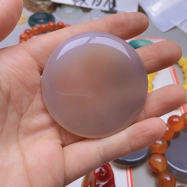 【闪购商品】未镶嵌玛瑙/玉髓珠宝半成品怎****明