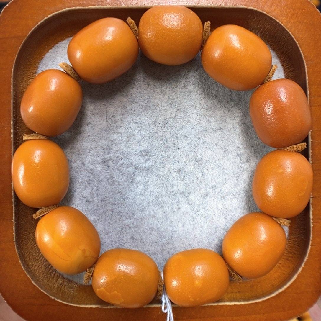 蜜蜡手串未镶嵌蜜蜡手串