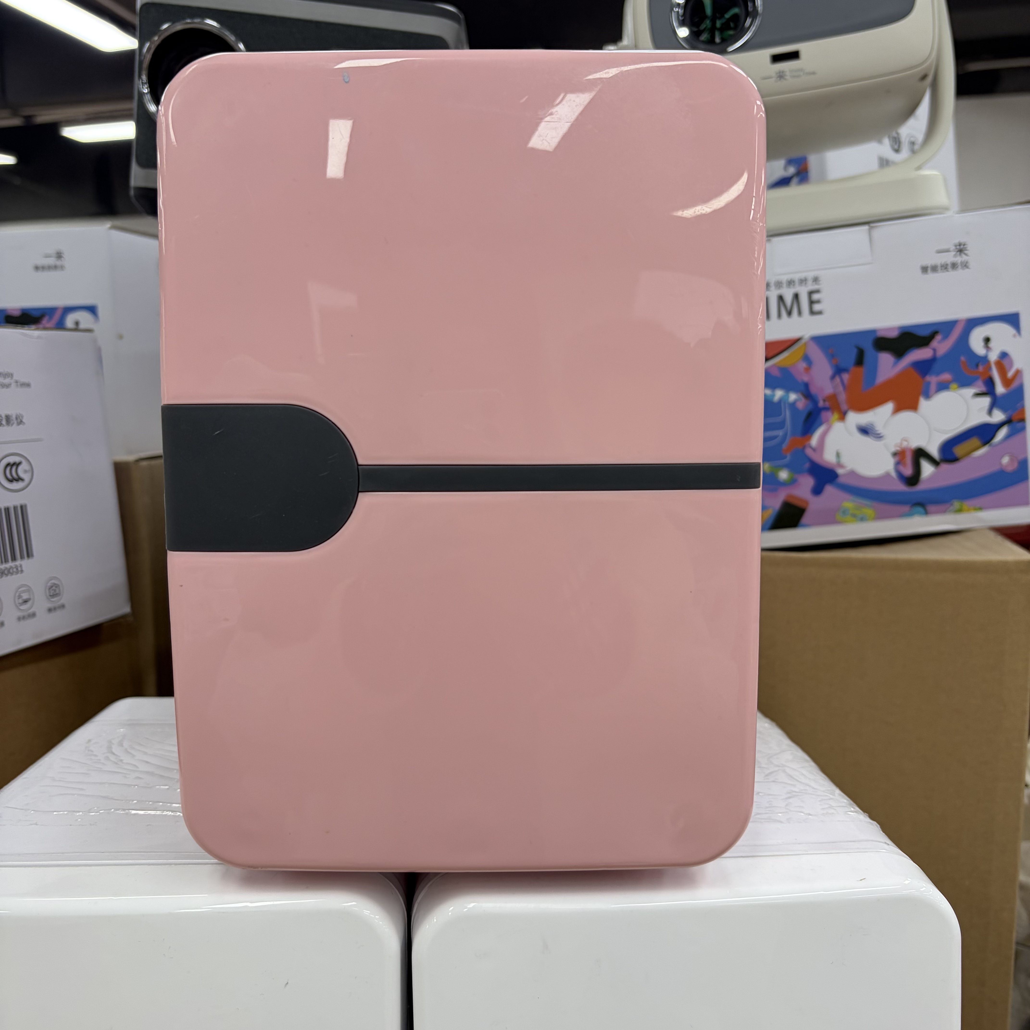 智能小冰箱车载粉白小型SJ