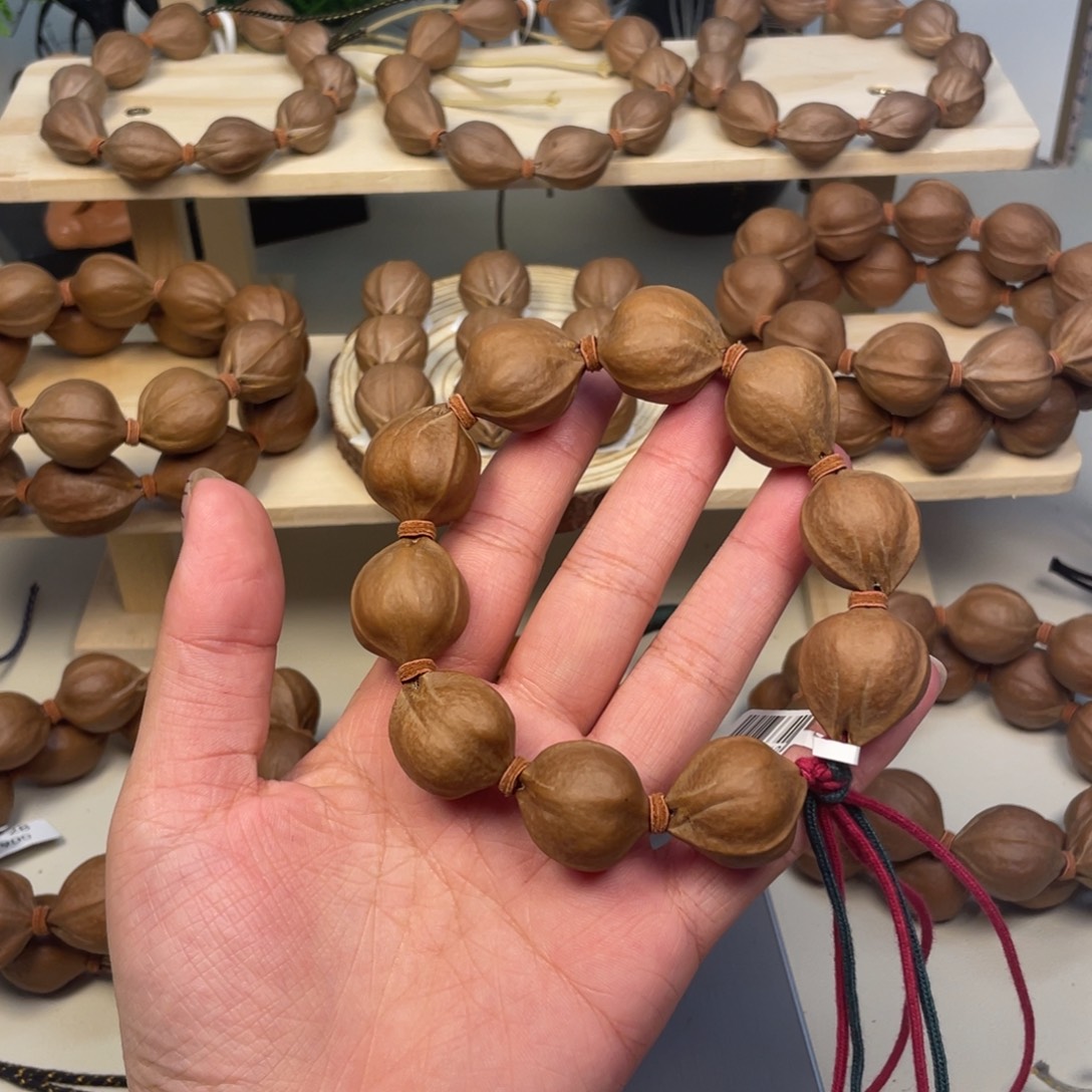 浅***晖橄榄核手串/手链21.5*24梅林铁核