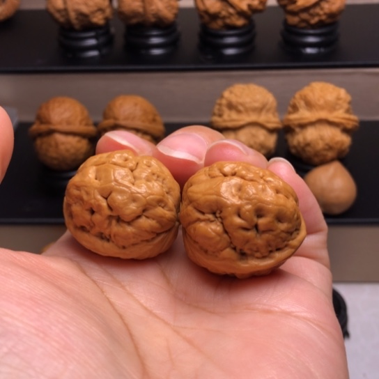 文玩核桃把件用****3脑纹青蛙17
