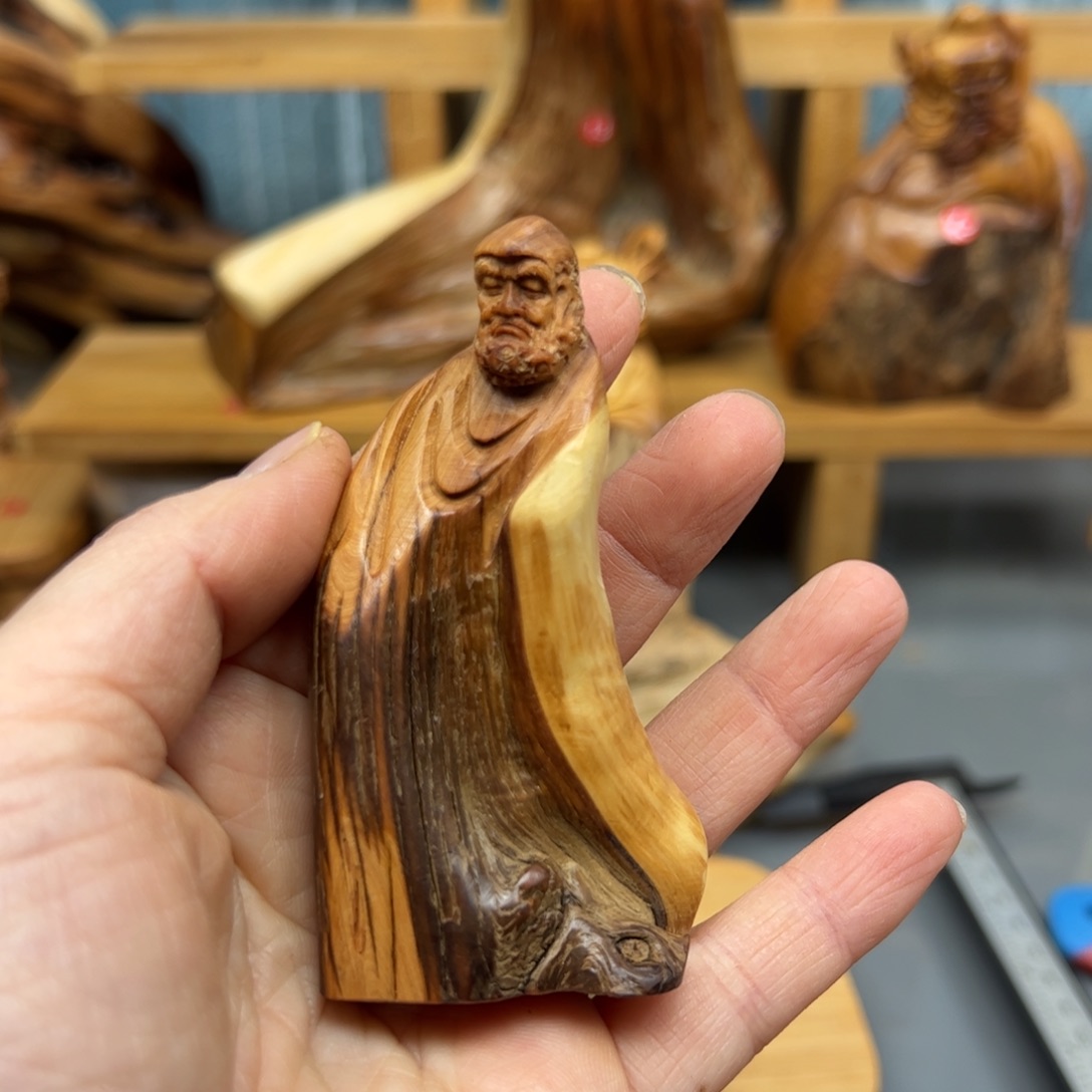 ****陸柏木崖柏木摆件手把件，