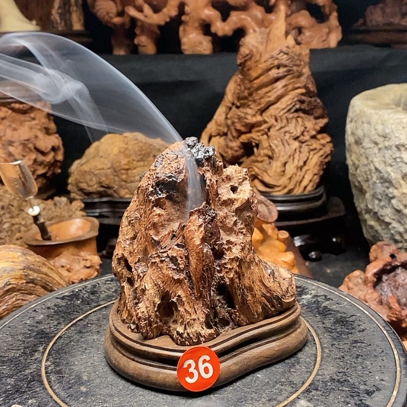 【闪购商品】36号荔枝木香炉工艺