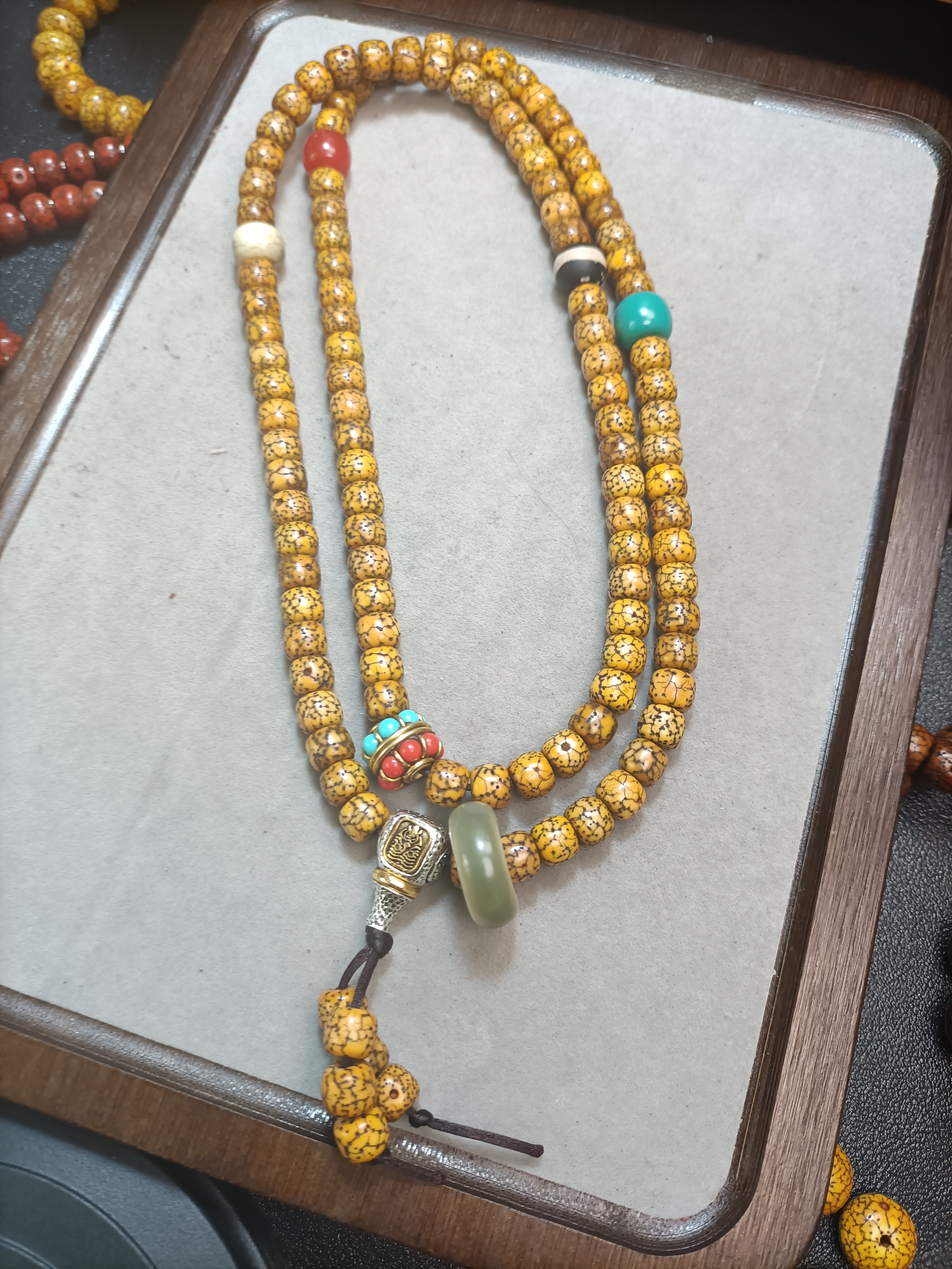 老星月菩提开片星月菩提开片星月