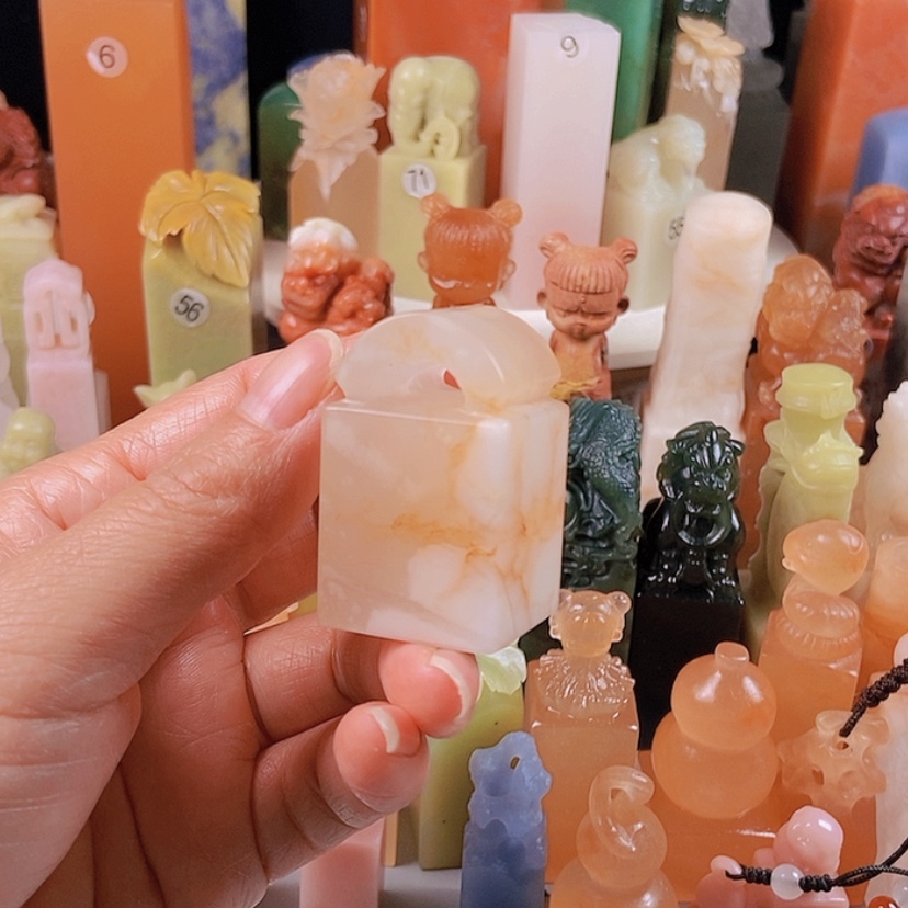 【闪购商品】老挝石青田石雕艺术