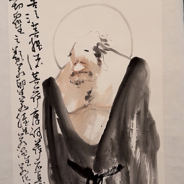 国画雷公老师画作画作