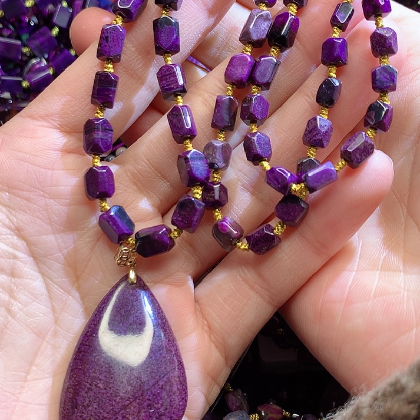 【闪购商品】苏纪石（舒俱来）项链18K金镶嵌，***乐