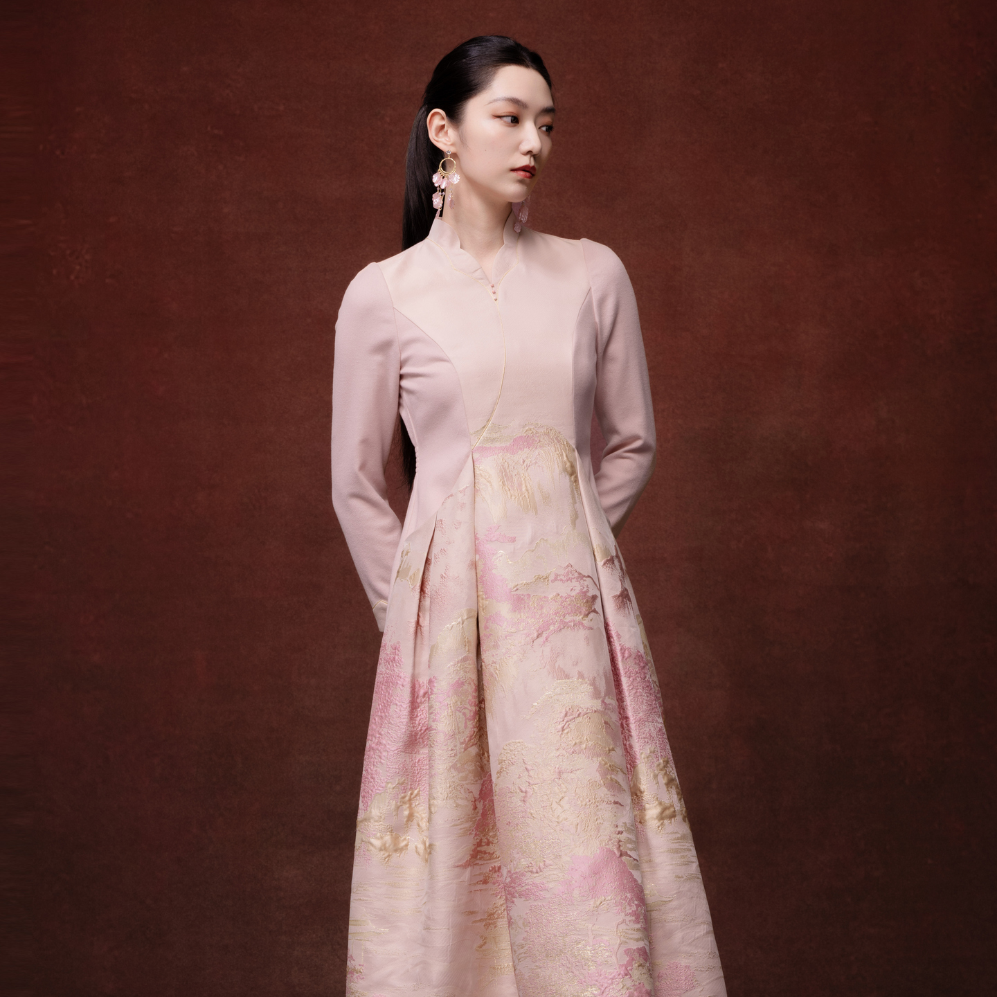 新中式国风新款气质 世外桃源连衣裙954237557