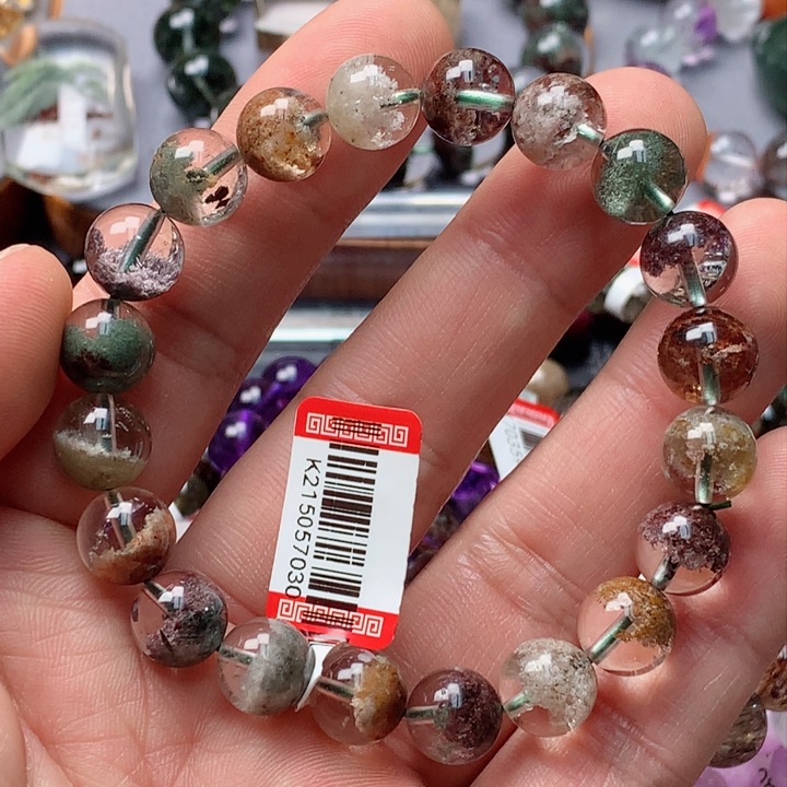 水晶手串未镶嵌天然