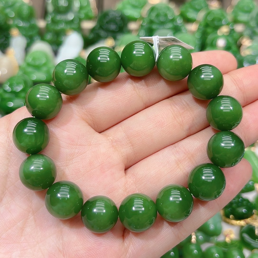 和田玉（碧玉）手串未镶嵌c**n