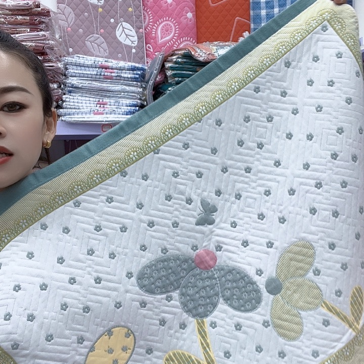 棉绿色椰子树纯棉