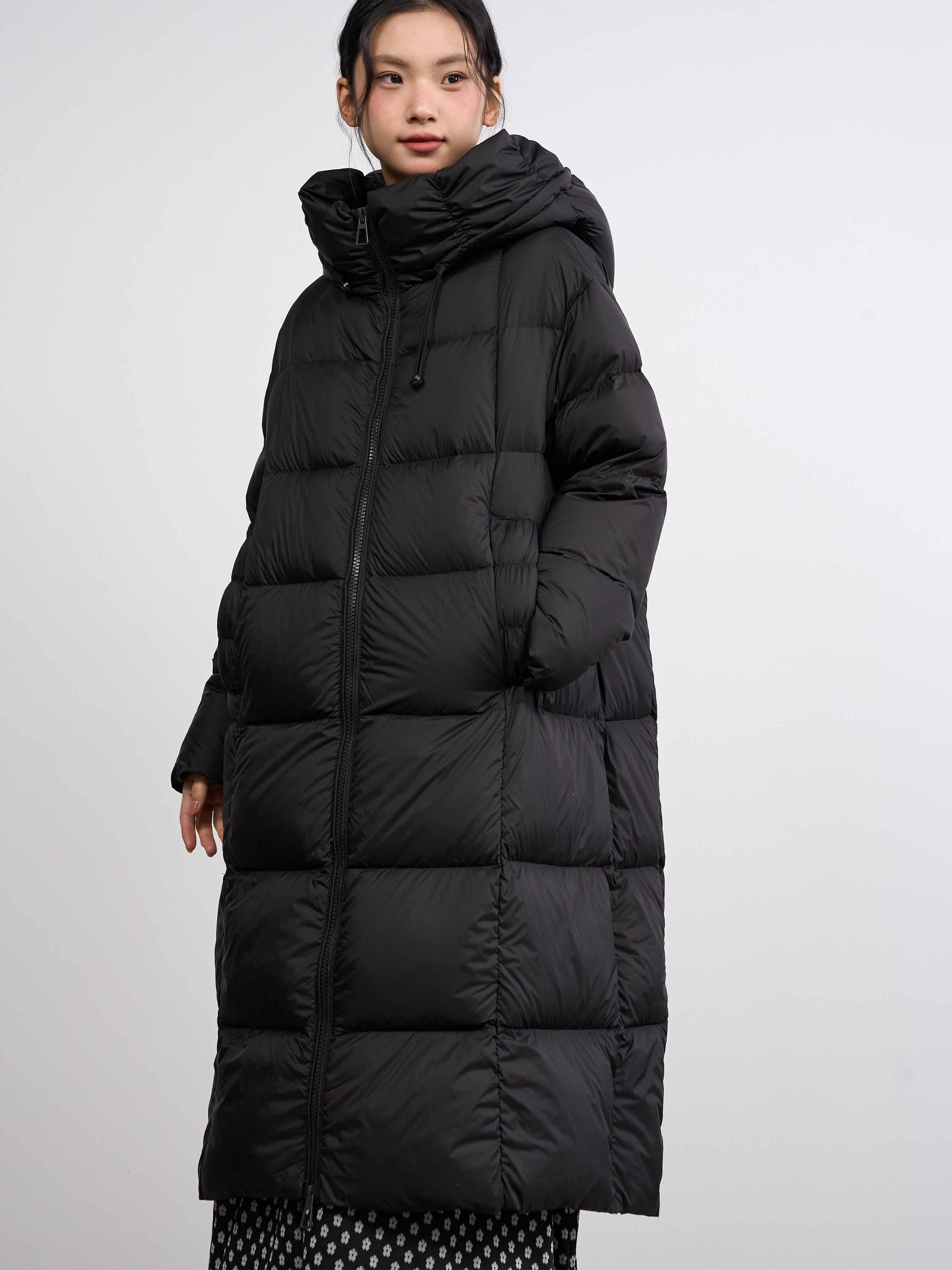 AEEANCEE保暖长款羽绒服ZD6365