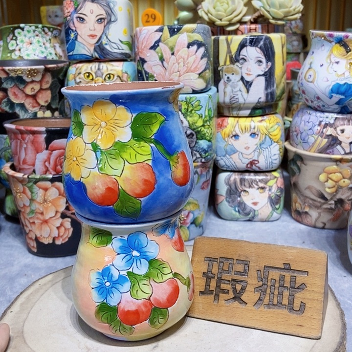 景德镇艺术手绘作品