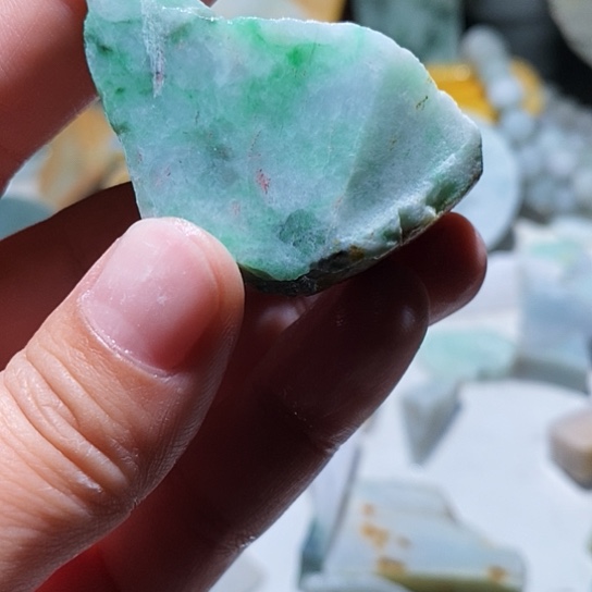 翡翠散珠边角料156