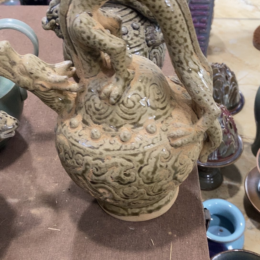 徽***术瓷片越窑倒流壶126786586