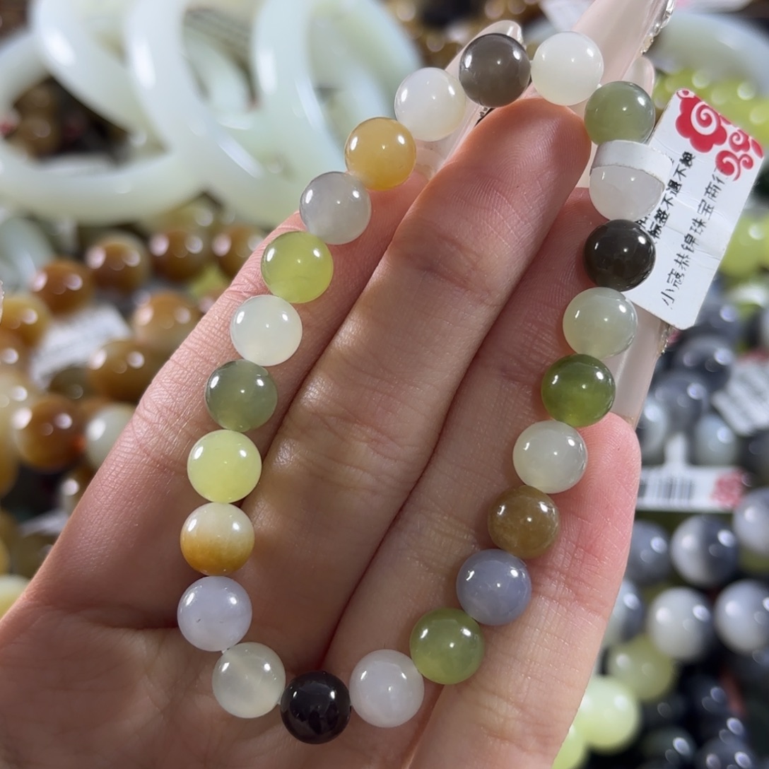 和田玉未镶嵌手链308