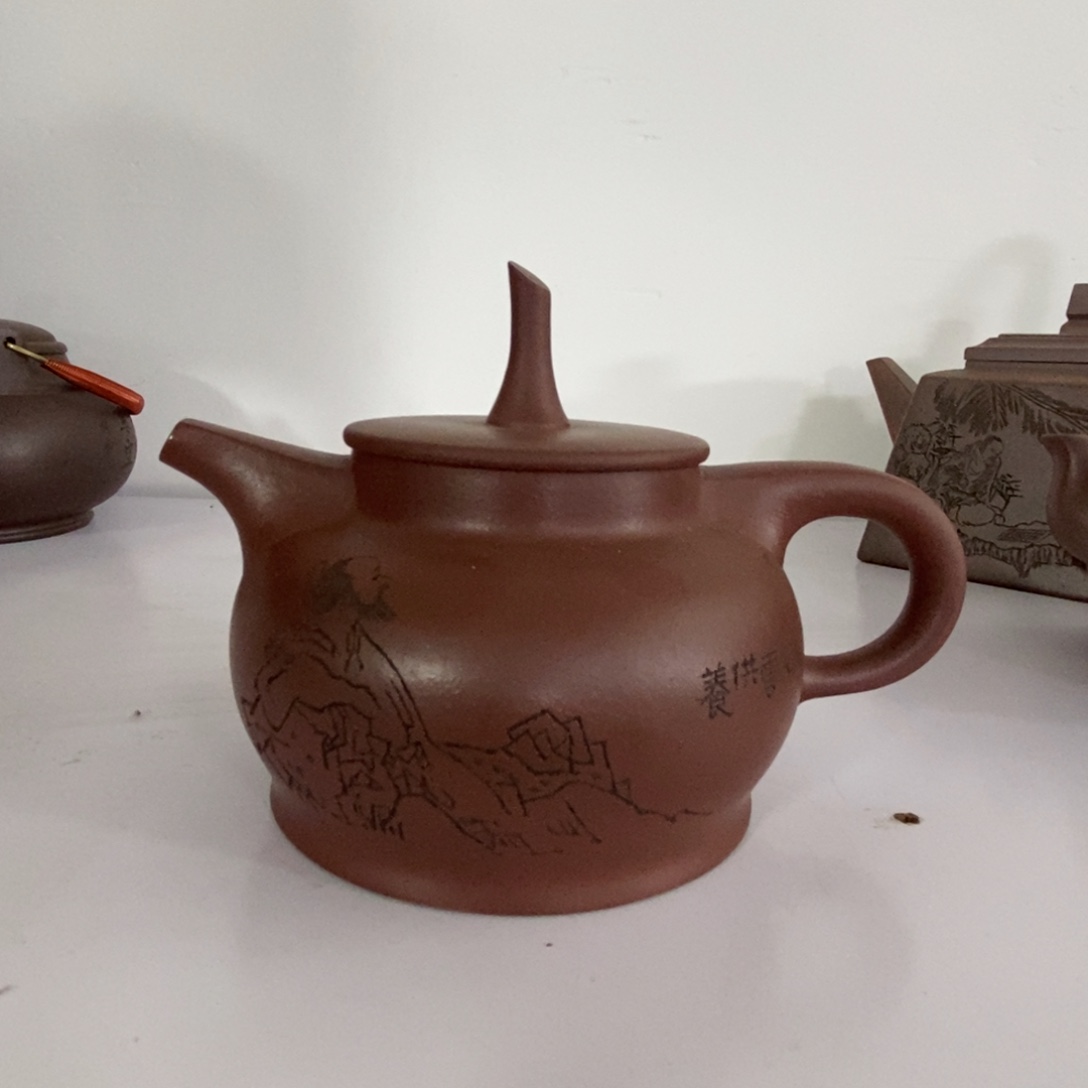 茶壶紫砂白6 顶天立地