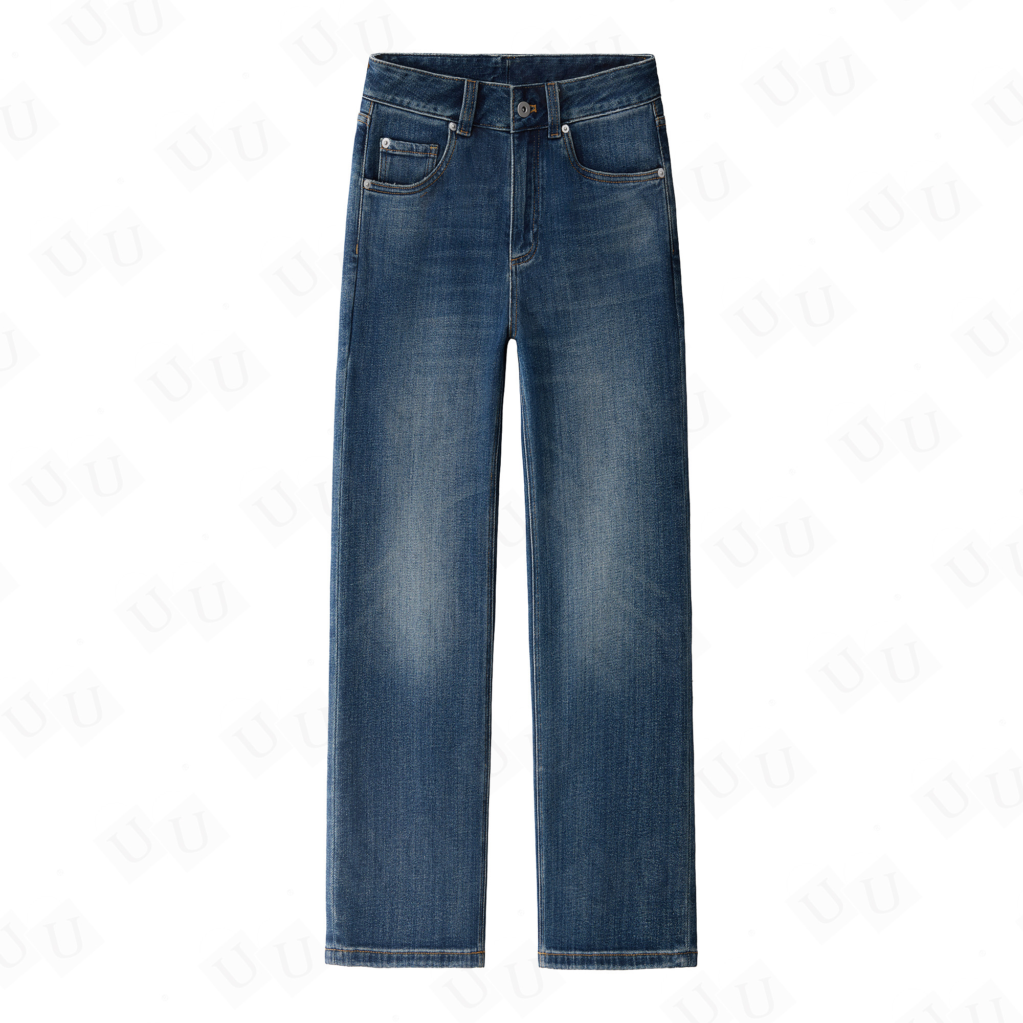 奢牌同源 | 进口面料 气质型高级感中高腰洗水窄版直筒裤