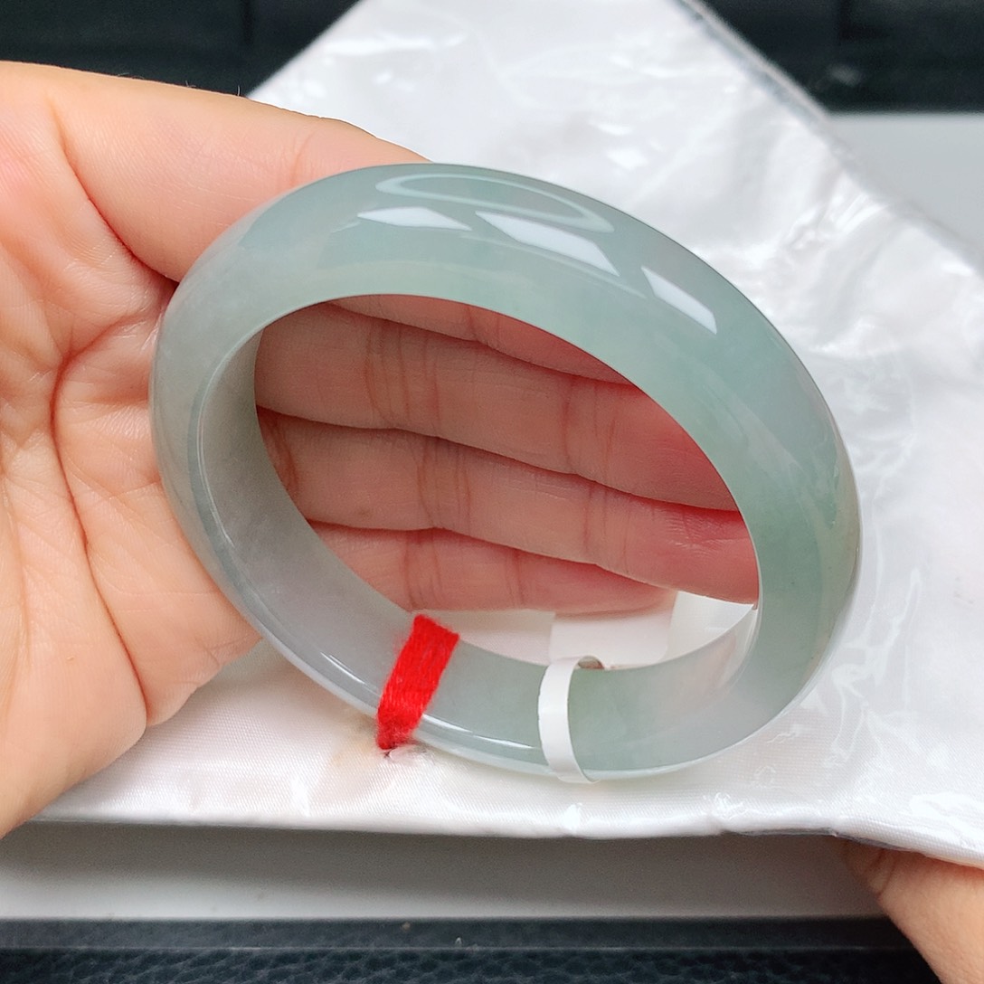 未镶嵌手镯翡翠冰蓝晴25