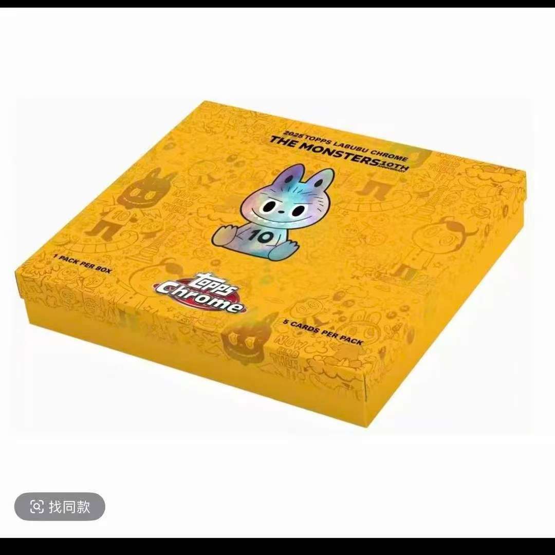 【拆盒】2025 topps Chrom labubu 盲盒 【未成年人禁止下单】