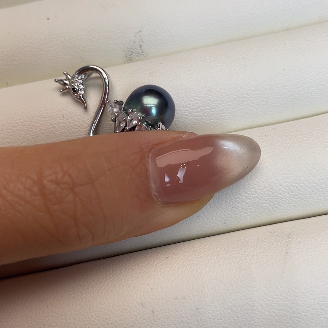 吊坠(不含链)海水珍珠银S925镶嵌